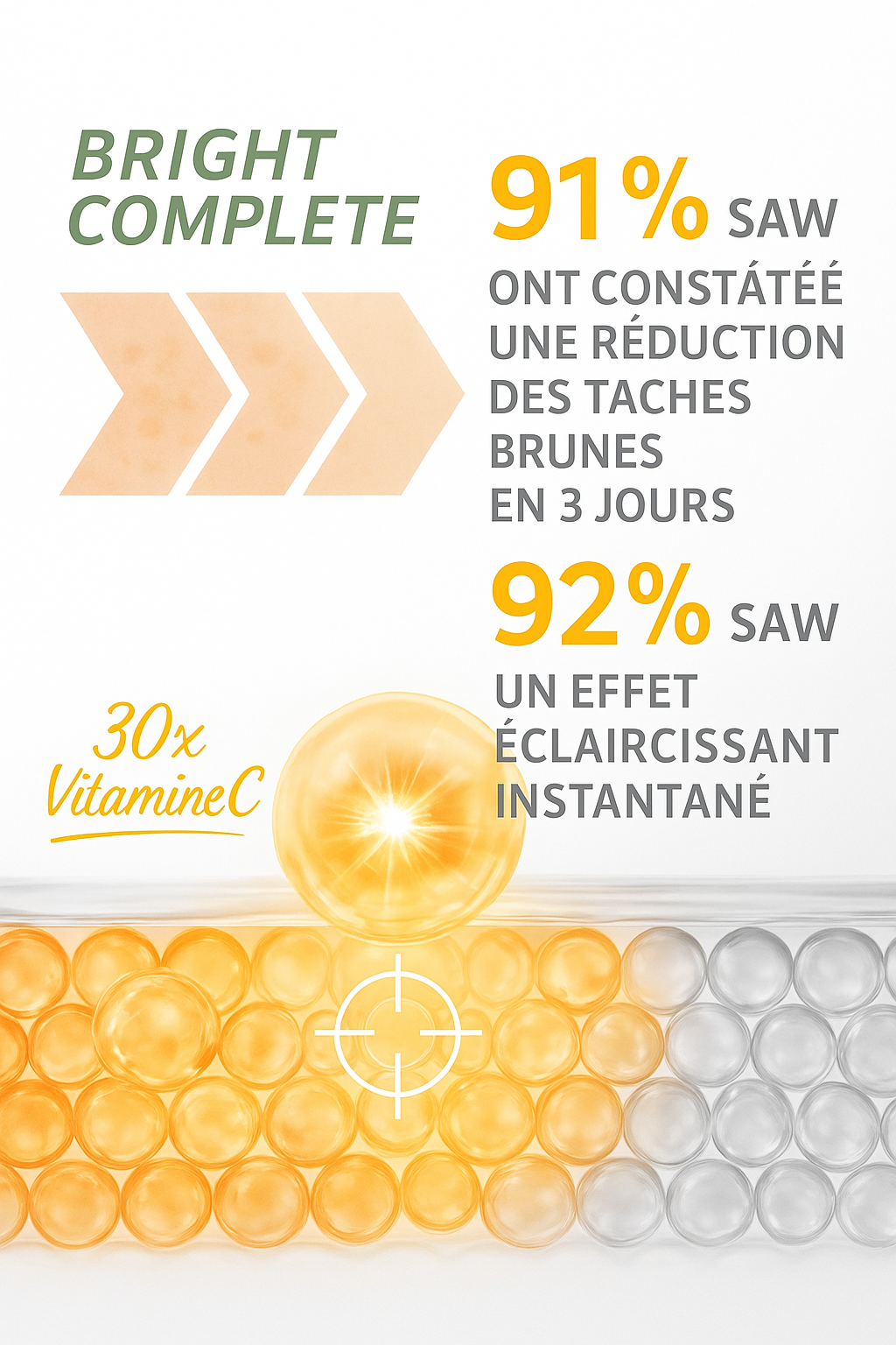 ✨ Sérum Éclat Vitaminé 30x – Garnier Bright Complete 💛