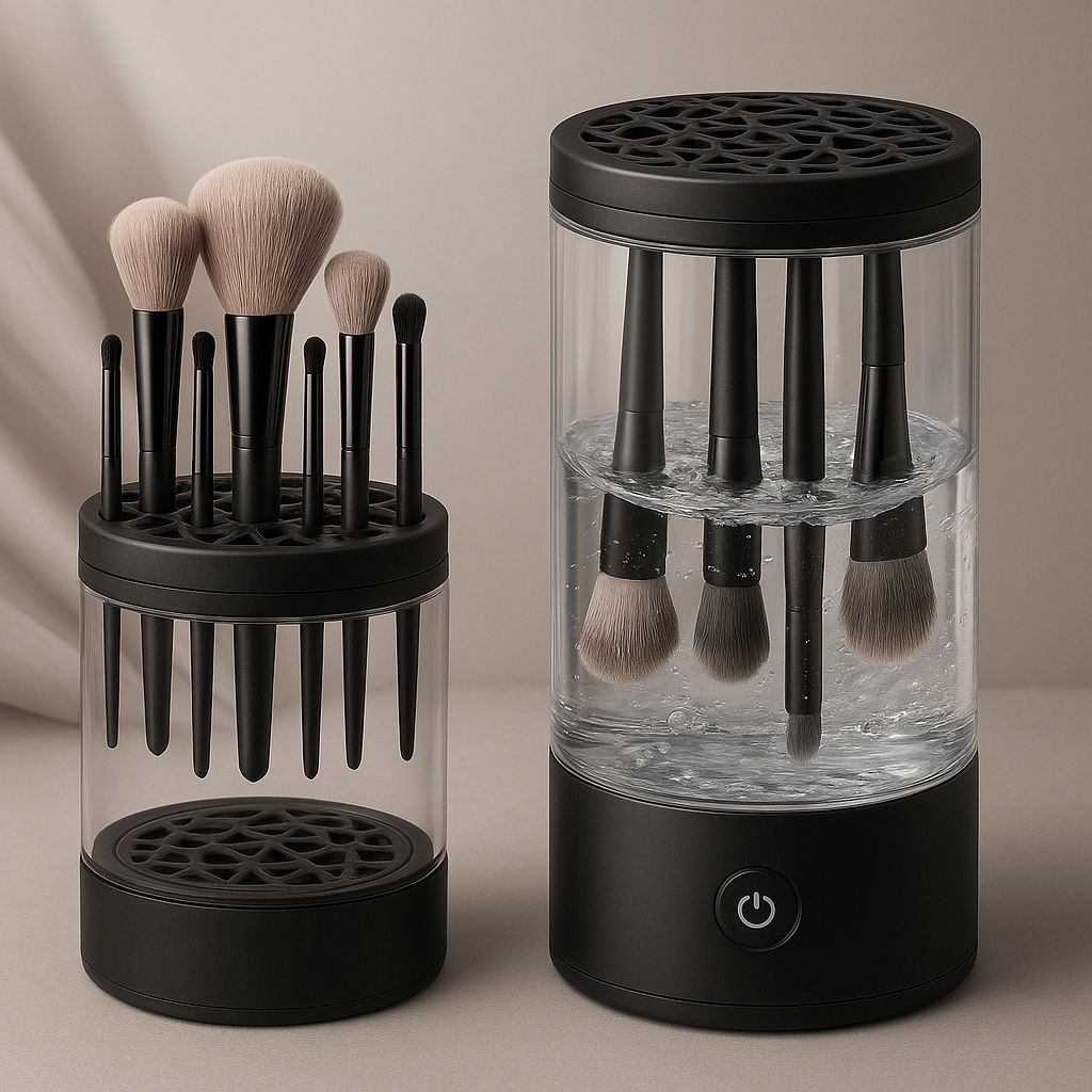 Nettoyeur de Pinceaux de Maquillage USB – Rapide, Sans Odeur et Sans Pile