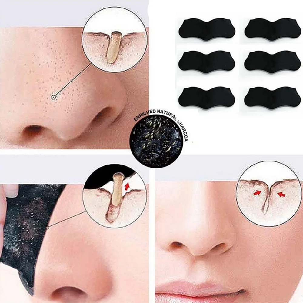 🌸 Masque Anti-Points Noirs pour le Nez – Bandes Nettoyantes Purifiantes