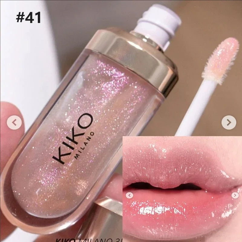 Gloss Liquide Nacré 21 Couleurs – Effet Miroir, Hydratant & Repulpant ✨