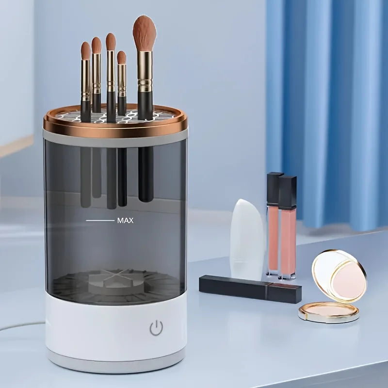 Nettoyeur de Pinceaux de Maquillage USB – Rapide, Sans Odeur et Sans Pile