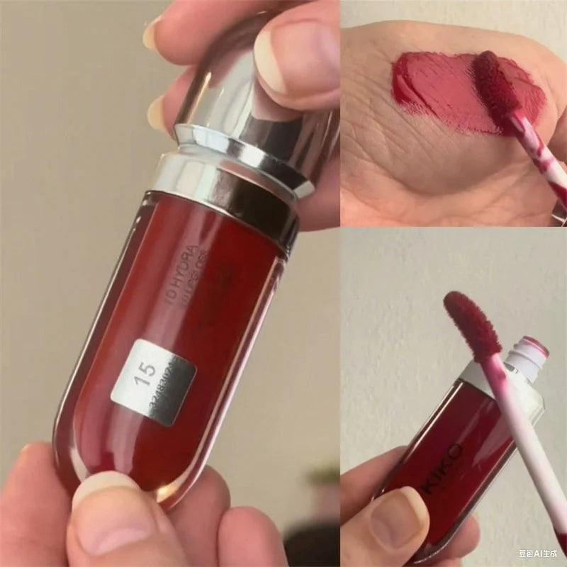 Gloss Liquide Nacré 21 Couleurs – Effet Miroir, Hydratant & Repulpant ✨