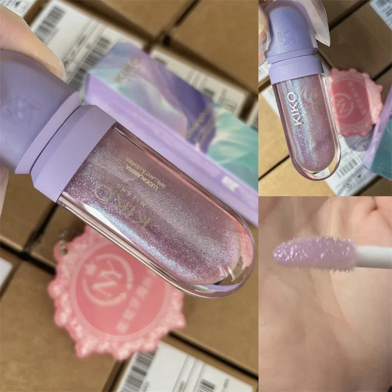 Gloss Liquide Nacré 21 Couleurs – Effet Miroir, Hydratant & Repulpant ✨