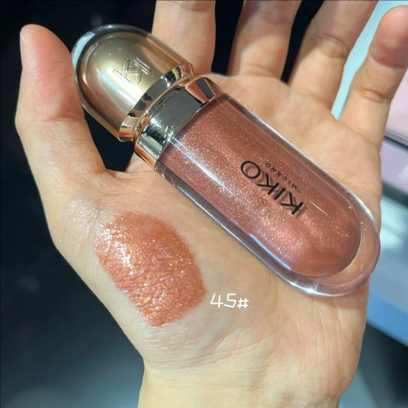 Gloss Liquide Nacré 21 Couleurs – Effet Miroir, Hydratant & Repulpant ✨
