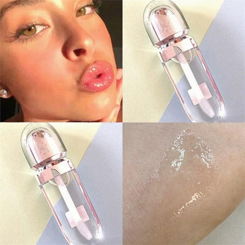Gloss Liquide Nacré 21 Couleurs – Effet Miroir, Hydratant & Repulpant ✨