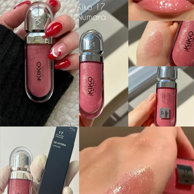 Gloss Liquide Nacré 21 Couleurs – Effet Miroir, Hydratant & Repulpant ✨